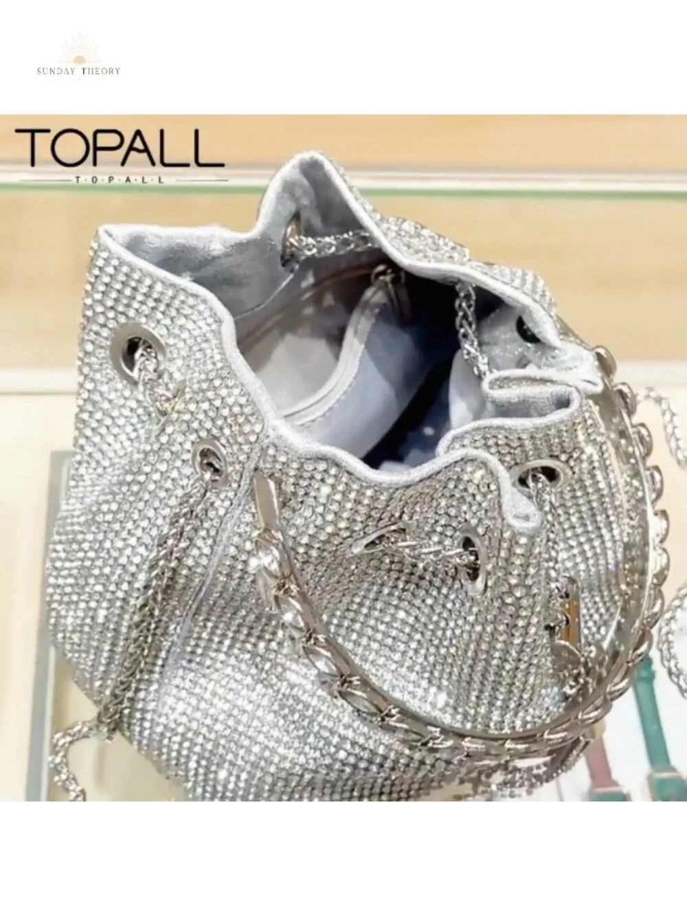 Rhinestone Evening Bag Bling Clutch Purse for Women Party Wedding Prom